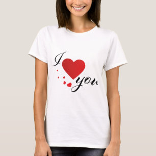 ik hou van je t-shirt