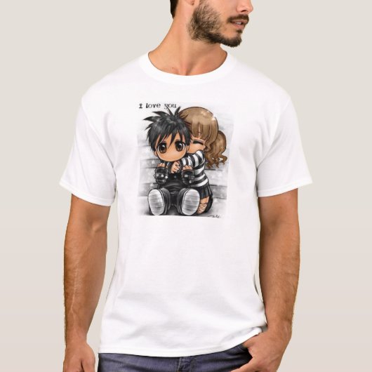 Ik hou van je... t-shirt (Voorkant)