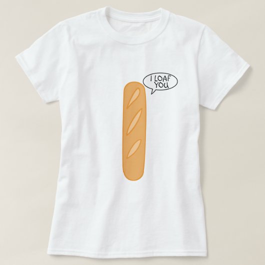 Ik hou van je t-shirt (Design voorkant)