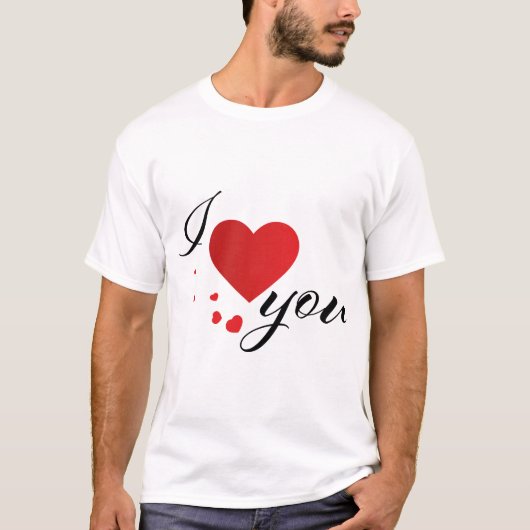 Ik hou van je t-shirt (Voorkant)