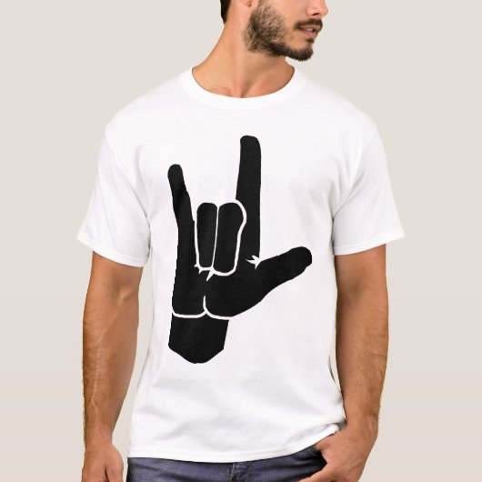 Ik hou van je T-shirt tekenen (Voorkant)