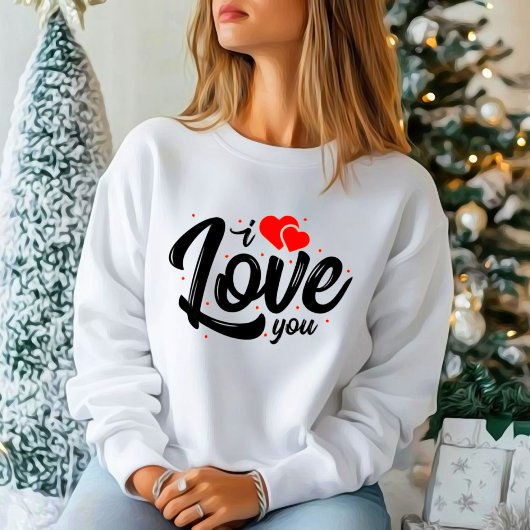 Ik hou van je t shirt tex design |