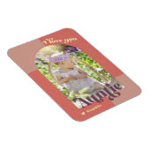 Ik hou van je tante Retro foto Magneet (Rechterzijde)