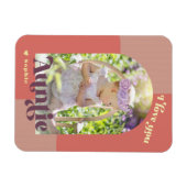 Ik hou van je tante Retro foto Magneet (Horizontaal)