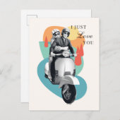 "Ik hou van je" Tanya & Greg - De Witte Lotus Briefkaart (Voorkant / Achterkant)