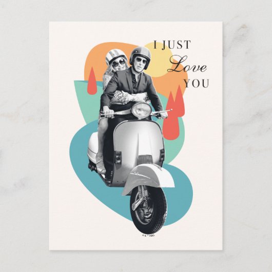 "Ik hou van je" Tanya & Greg - De Witte Lotus Briefkaart (Voorkant)