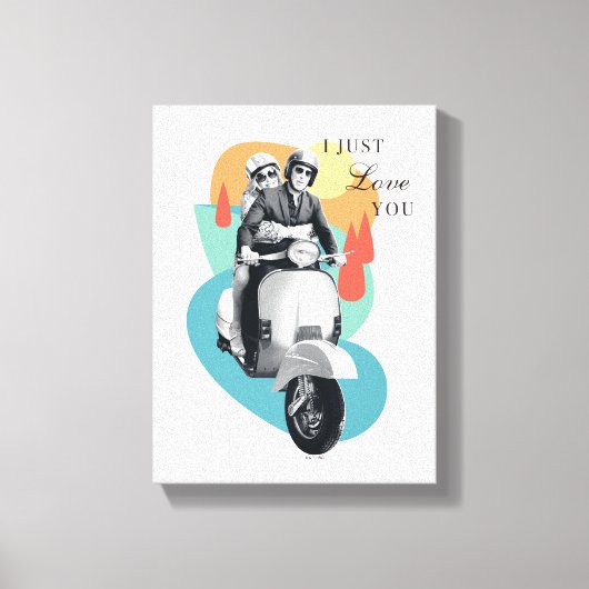 "Ik hou van je" Tanya & Greg - De Witte Lotus Canvas Afdruk (Voorkant)