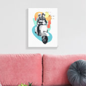 "Ik hou van je" Tanya & Greg - De Witte Lotus Canvas Afdruk (Insitu (Woonkamer))