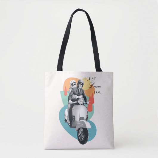 "Ik hou van je" Tanya & Greg - De Witte Lotus Tote Bag (Voorkant)