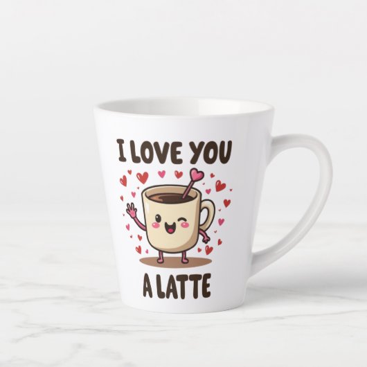 IK HOU VAN JE TE LAAT LATTE MOK (Rechts)