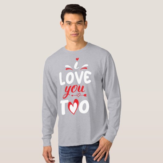 Ik hou van je te Svg Valentijn T - Shirt grafisch (Voorkant volledig)