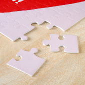 "Ik hou van je", TEDDY BEAR puzzel Legpuzzel (Zijkant)