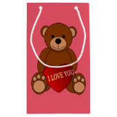 Ik hou van je Teddy Klein Cadeauzakje (Achterkant)