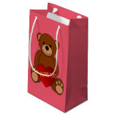 Ik hou van je Teddy Klein Cadeauzakje (Achterkant Gekanteld)