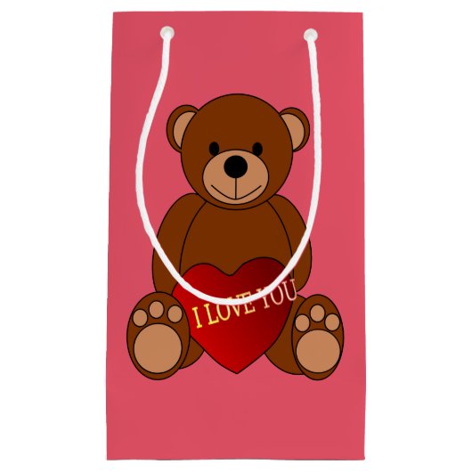 Ik hou van je Teddy Klein Cadeauzakje (Voorkant)