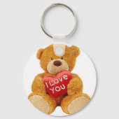 Ik hou van je teddybeer sleutelhanger (Voorkant)