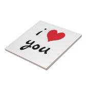 Ik hou van je tegel tegeltje (Zijkant)