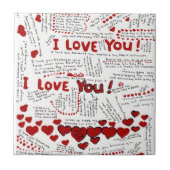 Ik hou van je tegeltje (Voorkant)