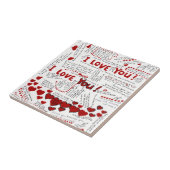 Ik hou van je tegeltje (Zijkant)