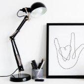 Ik hou van je Teken Poster