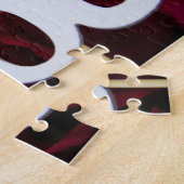 Ik hou van je | Teksthart blokkeren op foto rode r Legpuzzel (Zijkant)