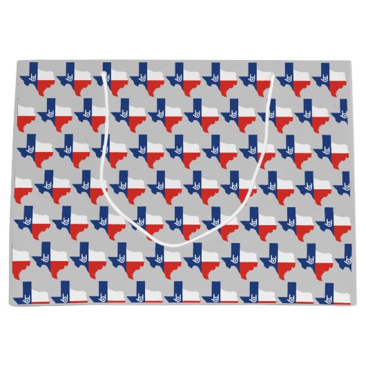 Ik hou van je, Texas Gift Bag Groot Cadeauzakje (Voorkant)