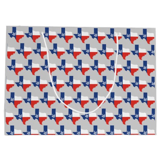 Ik hou van je, Texas Gift Bag Groot Cadeauzakje (Achterkant)