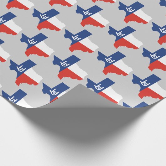 Ik hou van je, Texas inpakpapier (Hoek)