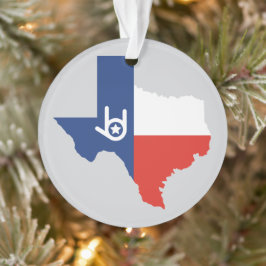 Ik hou van je Texas Ornament