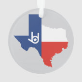 Ik hou van je Texas Ornament (achterkant)