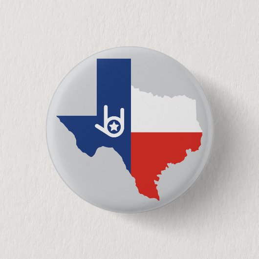 Ik hou van je Texas Ronde Button 3,2 Cm (Voorkant)