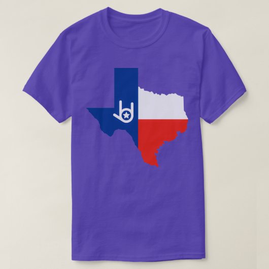 Ik hou van je Texas T-shirt (Design voorkant)