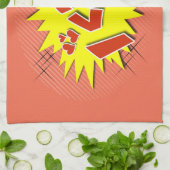 Ik hou van je theedoek (Gevouwen)