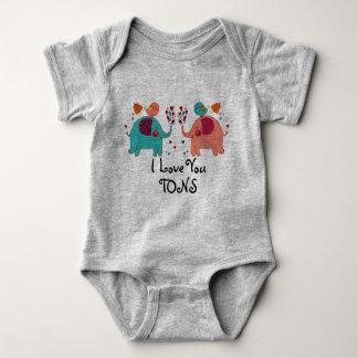 Ik hou van je TONS Babykleding - VERLIES VERLIES Romper