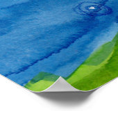 "Ik hou van je tot aan de maan en achteraan" Liefd Poster (Hoek)