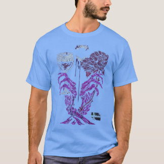 IK HOU VAN JE TOT DE DOOD VIOLETTE T-SHIRT