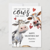 Ik hou van je tot de Koeien thuiskomen | Valentijn Kaart (Voorkant)