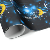 Ik hou van je tot de maan en terug-- cadeaupapier (Rol Hoek)