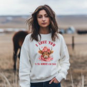 Ik hou van je tot de maan en terug trui