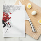 Ik hou van je tot Death Spider Theedoek (Quarter Fold)