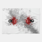 Ik hou van je tot Death Spider Theedoek (Horizontaal)