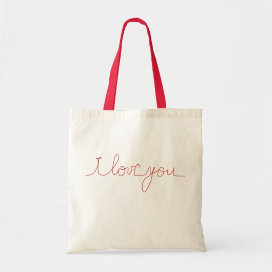 Ik hou van je tote bag (Voorkant)