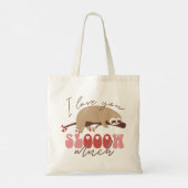 Ik hou van je, traag tote bag (Achterkant)