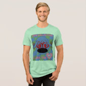 "Ik hou van je" Tri-Blend Shirt (Voorkant volledig)