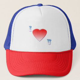 Ik hou van je trucker pet
