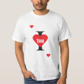 Ik hou van je tshirt (Voorkant)