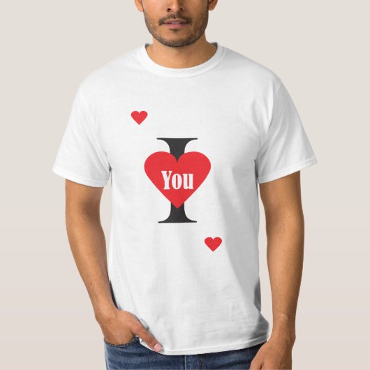 Ik hou van je tshirt (Voorkant)