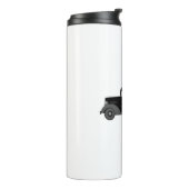 Ik hou van je!  Tumbler Thermal Glass Thermosbeker (Gedraaid links)