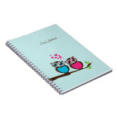 Ik hou van je uilen Notitieboek (Rechterzijde)