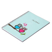 Ik hou van je uilen Notitieboek (Linkerzijde)